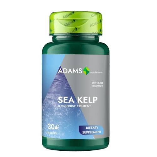Sea Kelp - Iod Natural - 600mg 30cps - Adams