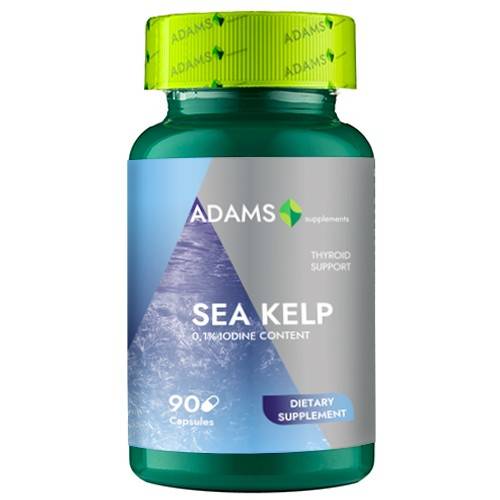 Sea Kelp - Iod Natural - 600mg 90cps - Adams