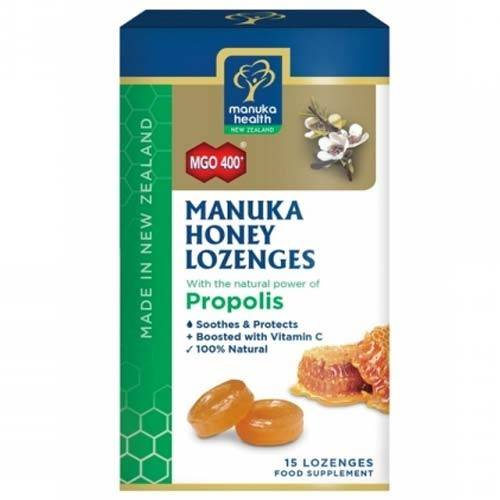 Bomboane cu Miere de Manuka si Propolis - 65gr - Manuka Health