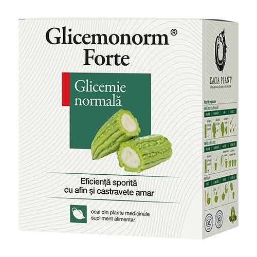 Ceai Glicemonorm Forte 50gr Dacia Plant