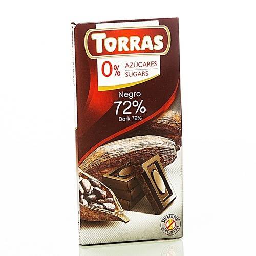 Ciocolata cu 72% Cacao 75gr Torras