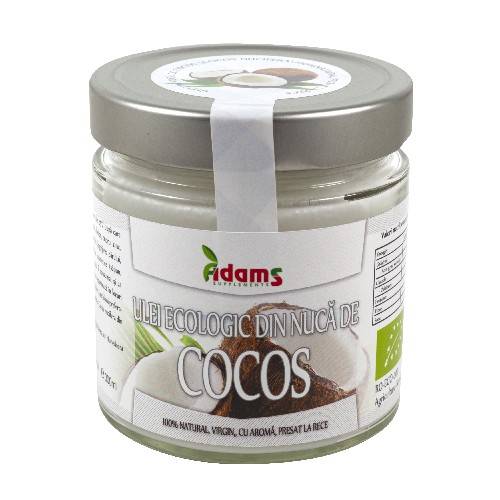 Ulei de Cocos - Bio 300ml - (presat la rece) - Adams Supplements