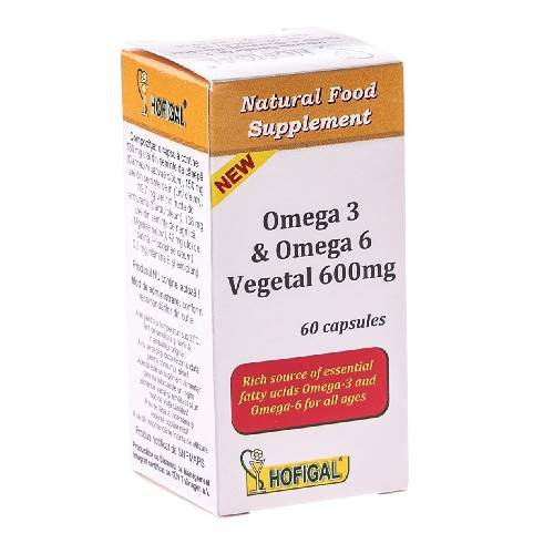 Omega 3 - Omega 6 600mg 60cps Hofigal
