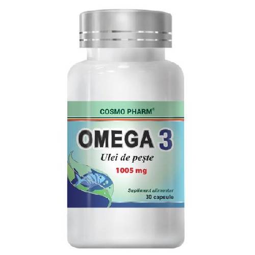 Omega 3 Ulei Peste 1005mg - 30cps - Cosmopharm