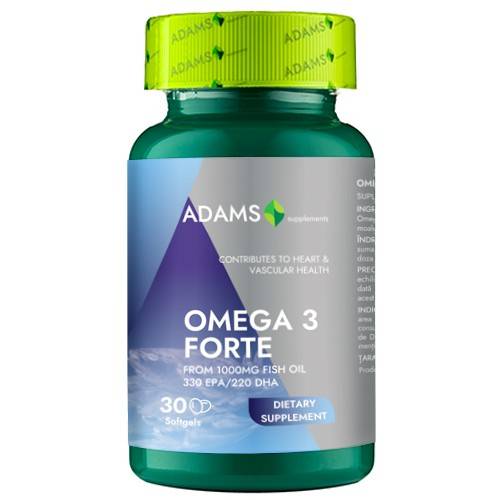 Omega3 Forte (33%EPA/22%DHA) 30 cps - Adams