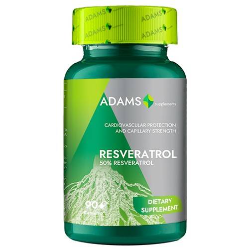Resveratrol 50mg 90cps - Adams