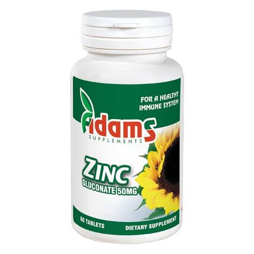 Zinc 50mg 60 tablete Adams Supplements