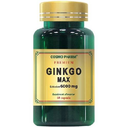 Ginkgo Max Premium 6000mg 60cps - Cosmo Pharm