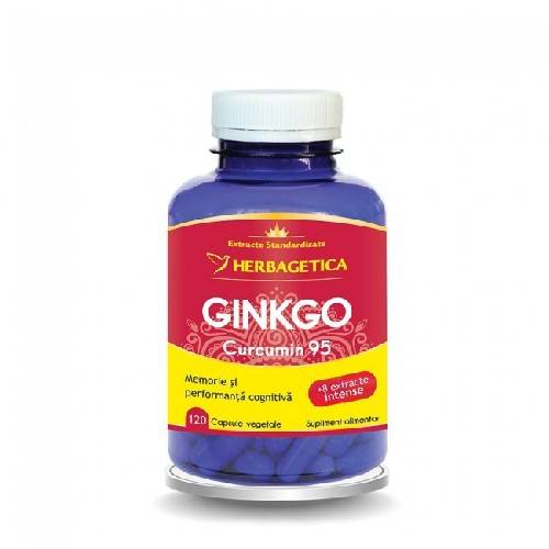 Ginkgo+Curcumin95 - 120cps - Herbagetica