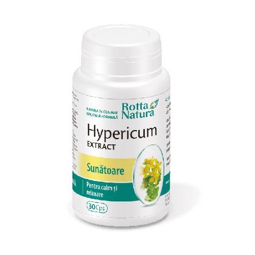 Hypericum Extract - Sunatoare - 30cps - Rotta Natura