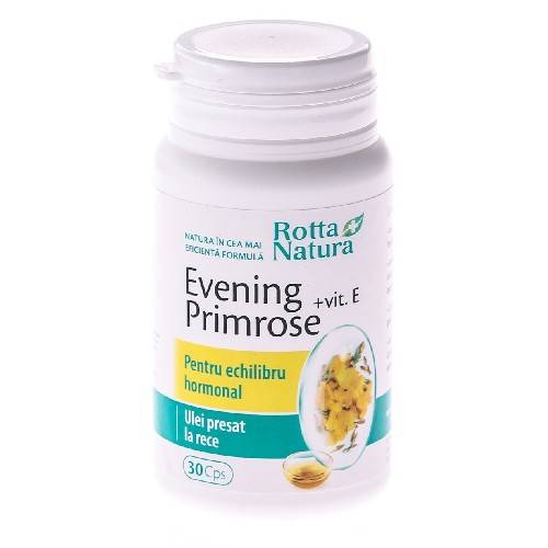 Evening Primose + Vitamina E 30cps Rotta Natura