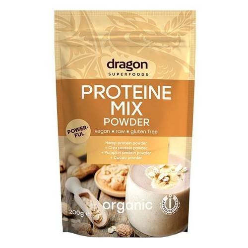 Mix Proteic Raw Bio (Canepa - Chia - Dovleac - Cacao) 200gr