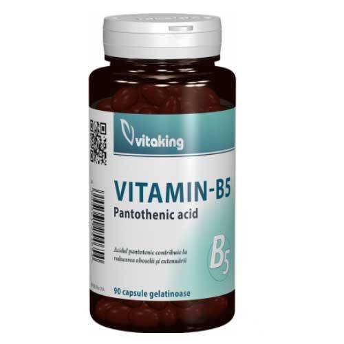 Acid Pantothenic B5 200mg 90cps Vitaking