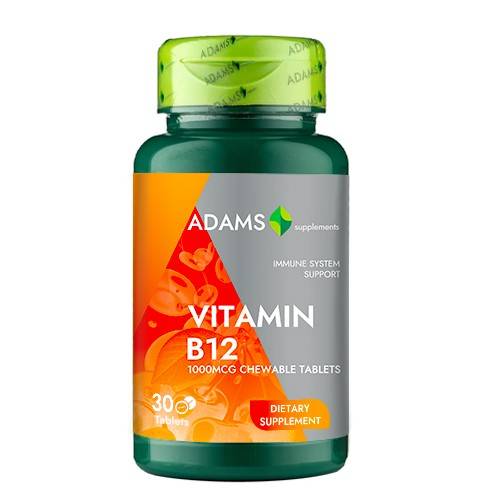 Vitamina B12 1000mcg 30tab - Adams