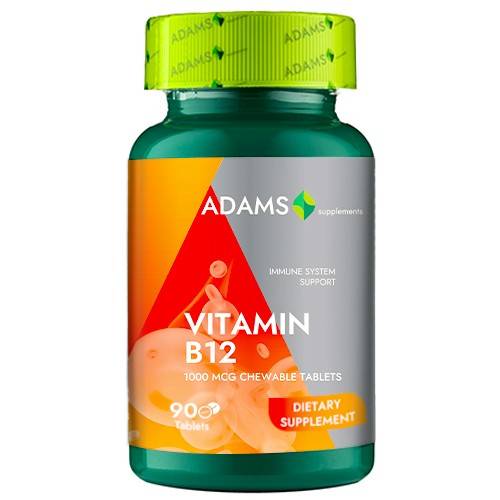 Vitamina B12 1000mcg 90tab - Adams