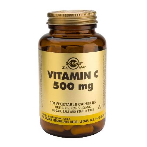 Vitamina C 500mg 100cps Solgar