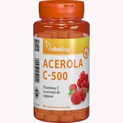 Vitamina C 500mg Acerola 40cpr - Vitaminking